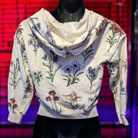 Roots Kids Floral Zip-up Hoodie, Children's Small - Ages 5-6 Years - Picture 2 of 7